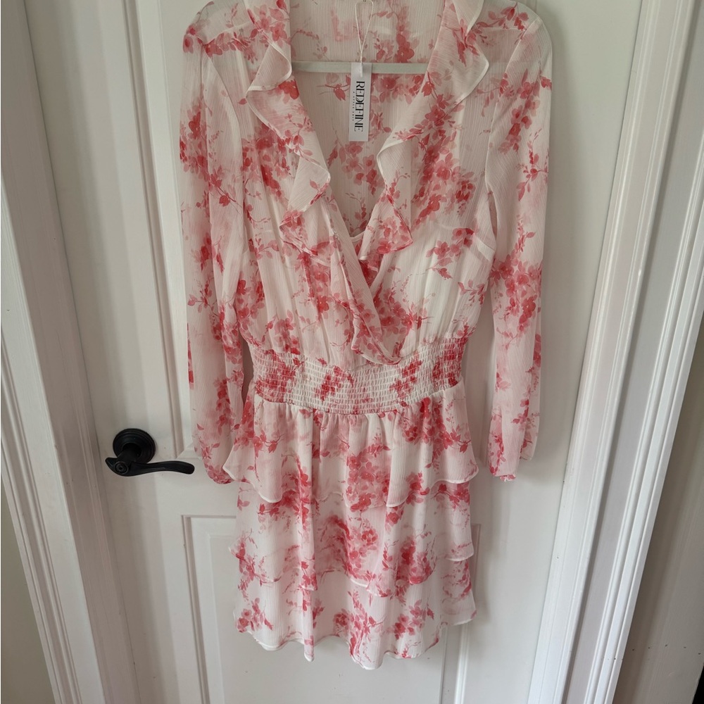 Tommy Hilfiger Floral Ruffle Dress
